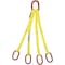Hsi Four Leg Bridle Nylon Slng, 2 in Web Width, 24ft L, Oblong to Oblong Link, 24,000lb QOO-EE2-802-24 - alternate 1